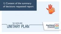 1 - Content of the Summary of Decisions Requested report